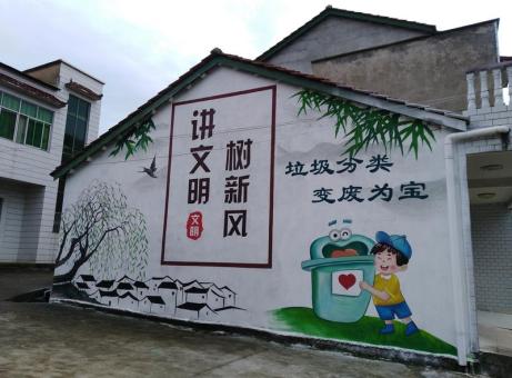 福鼎墙绘是现在流行的墙体广告