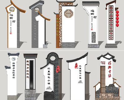 福鼎美丽乡村标识标牌有哪些分类？